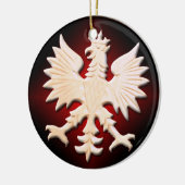Vintage polnische Adler-Verzierung Keramikornament (Links)