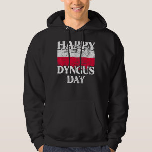 Vintage polnische Flagge Happy Dyngus Day Polska P Hoodie