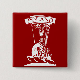 Vintage Polnischer Flügelhusar Button