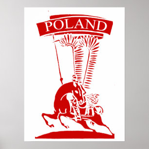 Vintage-Polnischer Flügelhusar Poster