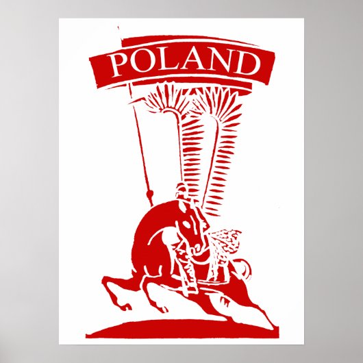 Vintage-Polnischer Flügelhusar Poster (Vorne)