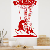 Vintage-Polnischer Flügelhusar Poster (Küche)