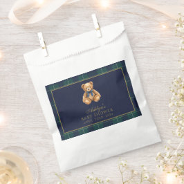 Vintage Polo Teddy Bear Baby Shower Favor Bag Geschenktütchen