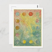 Vintage Polsterscheibe Mosaikkarte Postkarte (Vorne/Hinten)