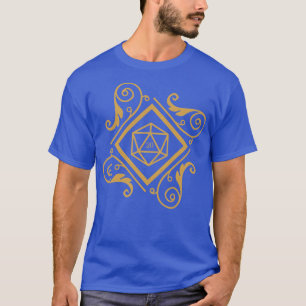Vintage Polyedrischer D20 Würfel Set Rollenspiele T-Shirt