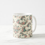 Vintage Pony's Delightful Blooms Kaffeetasse (VorderseiteRechts)