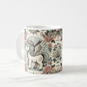 Vintage Pony's Delightful Blooms Kaffeetasse (Vorderseite Links)