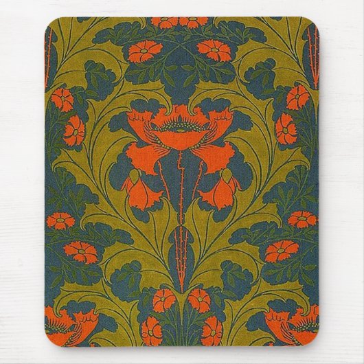 Vintage Poppies von Harry Napper Mousepad (Vorne)