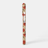 Vintage Poppy Bouquet iPhone 16 Hülle (Linke Seite)