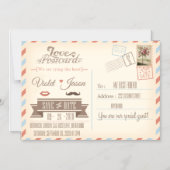 Vintage Portierung Magneteinladung (Vorderseite)