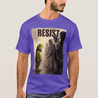 Vintage Portland 2025 Widerstehe Frosch Protest Mä T-Shirt