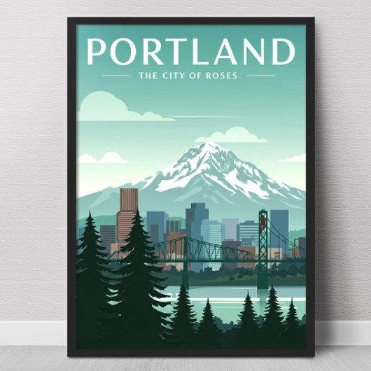 Vintage Portland Poster