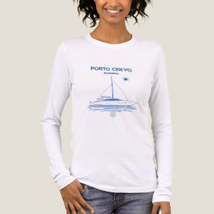 Vintage Porto Cervo Sardinien Luxusyachting Tri-Blend Shirt