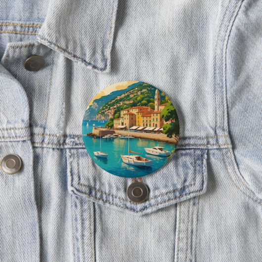 Vintage Portofino Genova Italy Button (Beispiel)