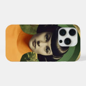 Vintage Portrait Of A Woman iPhone Hülle (Rückseite (Horizontal))