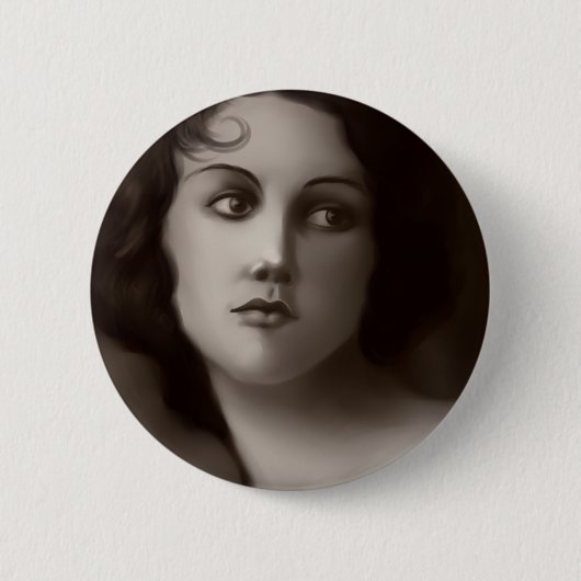 Vintage-Porträt Button (Vorderseite)