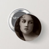 Vintage-Porträt Button (Vorne & Hinten)