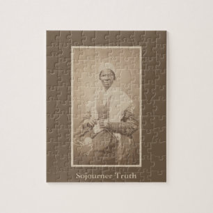 Vintage-Porträt der Abolitionistin Sojourner Truth Puzzle