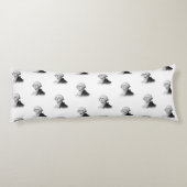 Vintage Porträt-Malerei George Washington Seitenschläferkissen (Rückseite)