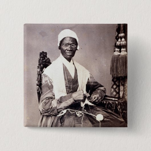 Vintage-Porträt von Sojourner Truth Button (Vorderseite)