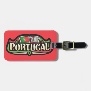 Vintage-Portugal-Aufkleber-Gepäckanhänger Gepäckanhänger