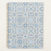 Vintage Portugal Azulejo traditional Planer (Vorderseite)