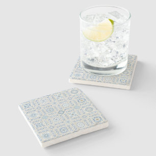 Vintage Portugal Azulejo traditionell Steinuntersetzer