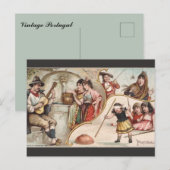 Vintage Portugal Postkarte (Vorne/Hinten)