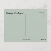 Vintage Portugal Postkarte (Rückseite)
