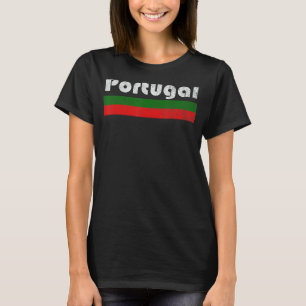 Vintage portugiesische Flagge Portugal Pride Roots T-Shirt