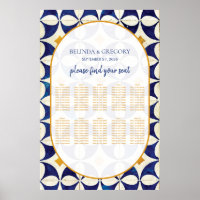 Vintage portugiesische Hochzeitstabelle