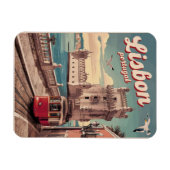 Vintage portugiesische Tramgeschenke Magnet (Horizontal)