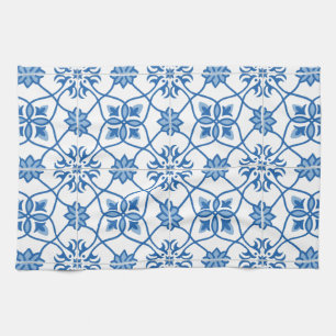 Vintage-Portugiesisches Azulejo-Fliesenmuster Handtuch