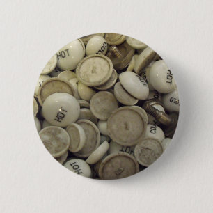 Vintage Porzellanknochen Button