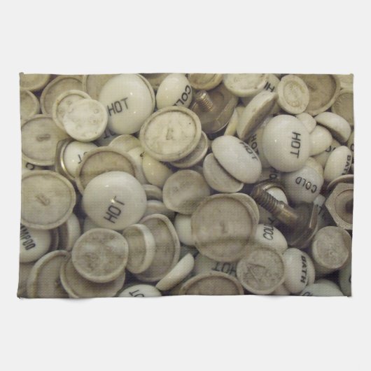 Vintage Porzellanknochen Geschirrtuch (Horizontal)