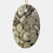 Vintage Porzellanknochen Keramik Ornament (Links)