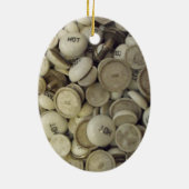 Vintage Porzellanknochen Keramik Ornament (Hinten)