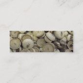 Vintage Porzellanknochen Mini Visitenkarte (Rückseite)