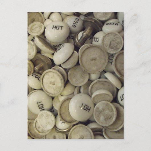 Vintage Porzellanknochen Postkarte (Vorderseite)