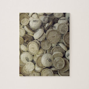 Vintage Porzellanknochen Puzzle