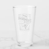 Vintage-Posaunen-Pint-Glas Glas (Rückseite)