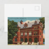 Vintage Post, Abingdon, Virginia Postkarte (Vorne/Hinten)