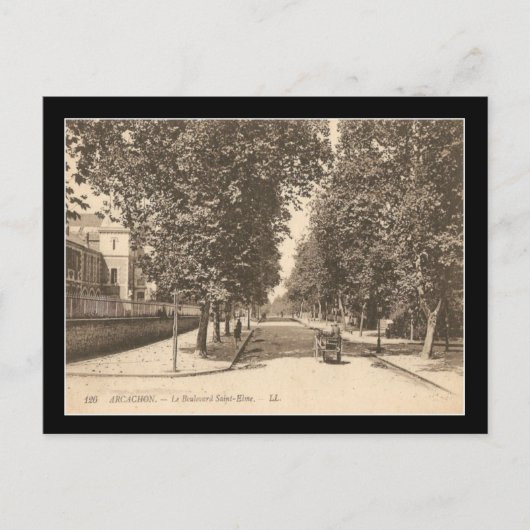 Vintage Post Card of Arcachon, Frankreich Postkarte (Vorderseite)