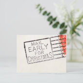 Vintage Post früh für Weihnachten annullierte (Stehend Vorderseite)