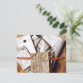 Vintage Post Postkarte (Stehend Vorderseite)