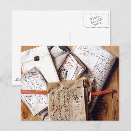 Vintage Post Postkarte (Vorne/Hinten)