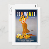 Vintage Postcard-Hawaii Postkarte (Vorne/Hinten)