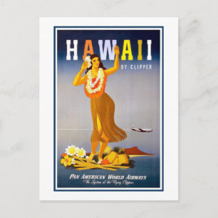 Vintage Postcard-Hawaii Postkarte