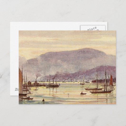 Vintage Postcard Hobart, Tasmanien, Australien Postkarte (Vorne/Hinten)