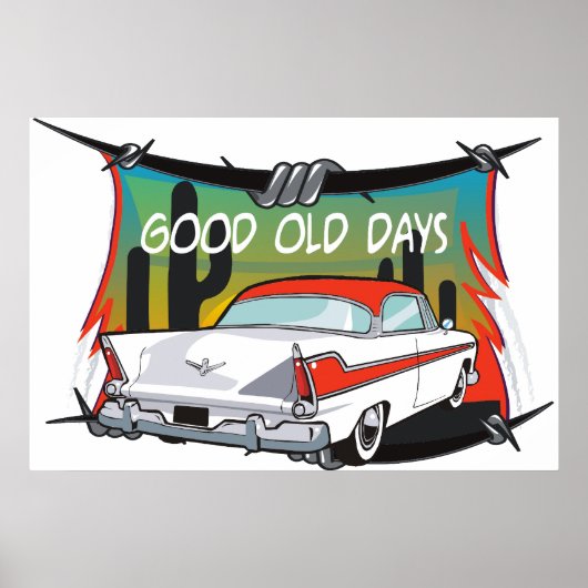 Vintage Poster 1957 Plymouth Fury (Vorne)